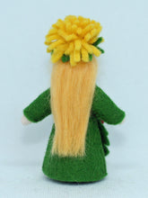 Dandelion Fairy Doll – 2.5” Handmade Felt Waldorf Decoration by Ambrosius