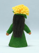 Dandelion Fairy Doll – 2.5” Handmade Felt Waldorf Decoration by Ambrosius