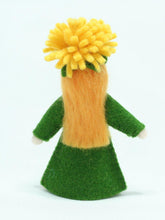 Dandelion Fairy Doll – 2.5” Handmade Felt Waldorf Decoration by Ambrosius