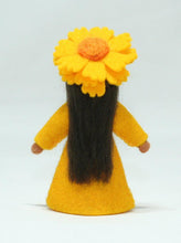 Desert Marigold Fairy Doll – 2.5” Handmade Felt Waldorf Decoration by Ambrosius