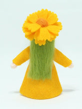 Desert Marigold Fairy Doll – 2.5” Handmade Felt Waldorf Decoration by Ambrosius