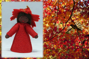 Maple Fairy | Waldorf Doll Shop | Eco Flower Fairies | Handmade by Ambrosius