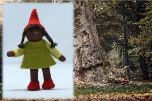 Forest Gnome Girl | Waldorf Doll Shop | Eco Flower Fairies | Handmade by Ambrosius