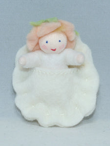 Handmade Flower Baby Fairy Doll by Ambrosius – Eco-Friendly Wool Felt Waldorf Toy from Eco Flower Fairies LLC