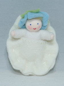 Handmade Flower Baby Fairy Doll by Ambrosius – Eco-Friendly Wool Felt Waldorf Toy from Eco Flower Fairies LLC