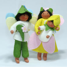 Handmade Flower Fairy Doll Family by Ambrosius – Eco-Friendly Wool Felt Waldorf Toy from Eco Flower Fairies LLC