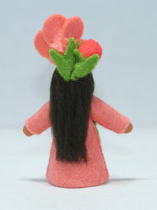 Flowering Quince Fairy | Waldorf Doll Shop | Eco Flower Fairies | Handmade by Ambrosius