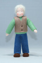 Handmade Grandfather Doll by Ambrosius – Eco-Friendly Wool Felt Waldorf Toy from Eco Flower Fairies LLC