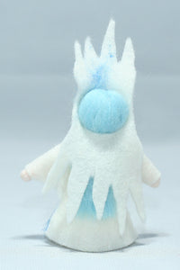 Ice Fairy Doll – 2.5" & 3" Handmade Felt Waldorf Decorations by Ambrosius