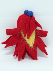 Ivy Princess Doll – 2.5" Handmade Felt Waldorf Decoration by Ambrosius