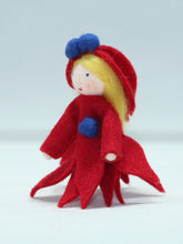 Ivy Princess Doll – 2.5" Handmade Felt Waldorf Decoration by Ambrosius
