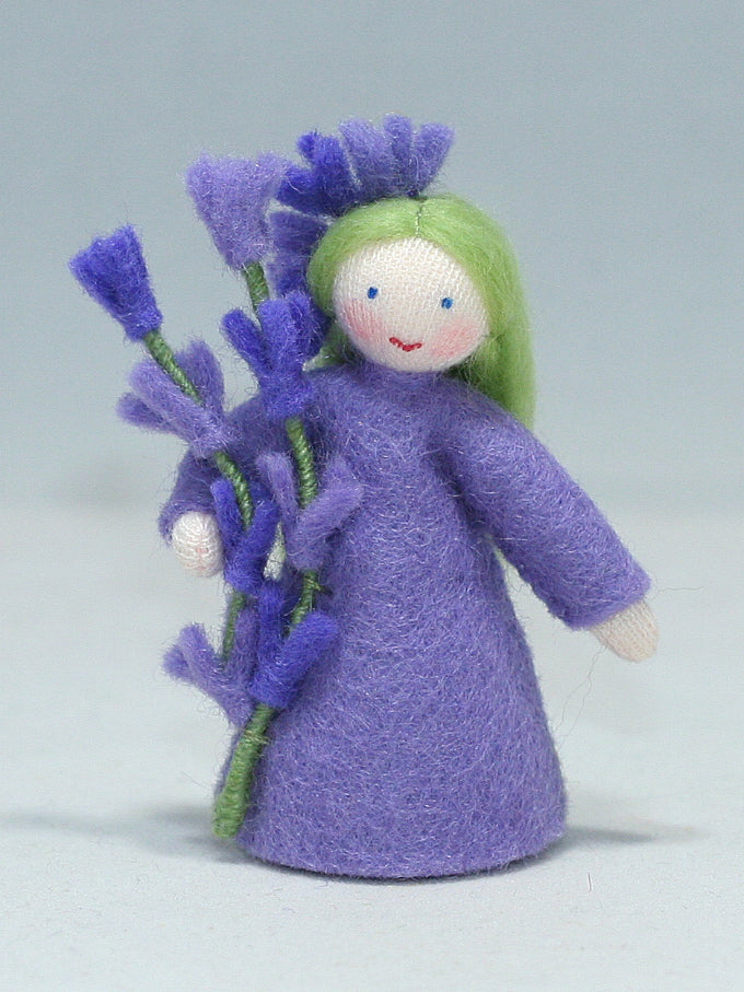 Handmade Lavender Fairy Doll by Ambrosius – Eco-Friendly Wool Felt Waldorf Toy from Eco Flower Fairies LLC