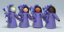 Lavender Fairy Doll – 2.5" Handmade Felt Waldorf Decoration by Ambrosius