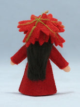 Maple Fairy Doll – 2.5" & 3.5" Handmade Felt Waldorf Decorations by Ambrosius