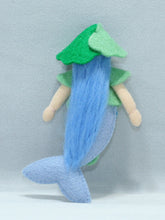 Mermaid Princess Doll – 3.5" Handmade Felt Waldorf Decoration by Ambrosius