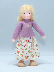 Handmade Mother Doll by Ambrosius – Eco-Friendly Wool Felt Waldorf Toy from Eco Flower Fairies LLC