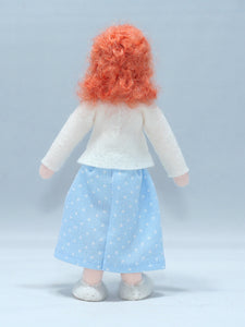 Dollhouse Mother – 4.5” Handmade Felt Waldorf Doll by Ambrosius