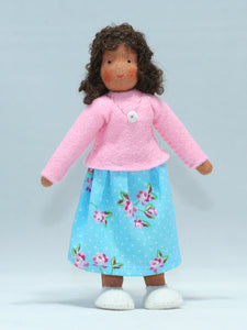 Handmade Mother Doll by Ambrosius – Eco-Friendly Wool Felt Waldorf Toy from Eco Flower Fairies LLC
