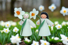 Narcissus Fairy Doll – 2.5" Handmade Felt Waldorf Decoration by Ambrosius