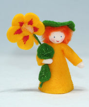 Handmade Nasturtium Fairy Doll by Ambrosius – Eco-Friendly Wool Felt Waldorf Toy from Eco Flower Fairies LLC