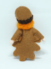 Oak Pixie Doll – 2.5" Handmade Felt Waldorf Decoration by Ambrosius