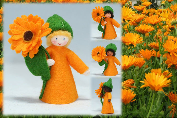 Calendula Prince | Waldorf Doll Shop | Eco Flower Fairies | Handmade by Ambrosius