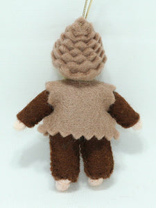Handmade Pine Pixie Doll by Ambrosius – Eco-Friendly Wool Felt Waldorf Toy from Eco Flower Fairies LLC