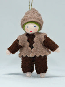 Handmade Pine Pixie Doll by Ambrosius – Eco-Friendly Wool Felt Waldorf Toy from Eco Flower Fairies LLC