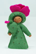 Handmade Prickly Pear Cactus Fairy Doll by Ambrosius – Eco-Friendly Wool Felt Waldorf Toy from Eco Flower Fairies LLC
