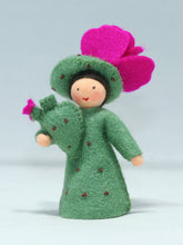Handmade Prickly Pear Cactus Fairy Doll by Ambrosius – Eco-Friendly Wool Felt Waldorf Toy from Eco Flower Fairies LLC