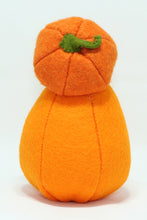 Handmade Pumpkin Puck Doll by Ambrosius – Eco-Friendly Wool Felt Waldorf Toy from Eco Flower Fairies LLC