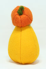 Handmade Pumpkin Puck Doll by Ambrosius – Eco-Friendly Wool Felt Waldorf Toy from Eco Flower Fairies LLC
