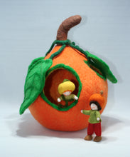 Pumpkin Felt House | Waldorf Doll Shop | Eco Flower Fairies