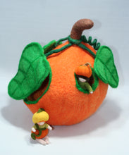 Pumpkin Felt House | Waldorf Doll Shop | Eco Flower Fairies