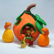 Pumpkin Felt House | Waldorf Doll Shop | Eco Flower Fairies