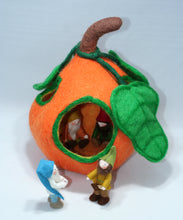 Pumpkin Felt House | Waldorf Doll Shop | Eco Flower Fairies