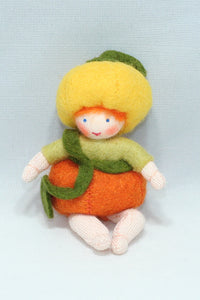 Pumpkin Baby | Waldorf Doll Shop | Eco Flower Fairies | Handmade by Ambrosius