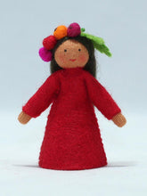 Handmade Redcurrant Fairy Doll by Ambrosius – Eco-Friendly Wool Felt Waldorf Toy from Eco Flower Fairies LLC