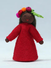 Handmade Redcurrant Fairy Doll by Ambrosius – Eco-Friendly Wool Felt Waldorf Toy from Eco Flower Fairies LLC