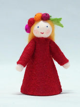 Handmade Redcurrant Fairy Doll by Ambrosius – Eco-Friendly Wool Felt Waldorf Toy from Eco Flower Fairies LLC