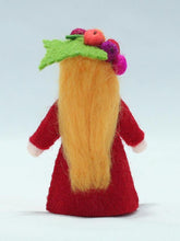 Redcurrant Fairy Doll – 2.5" Handmade Felt Waldorf Decoration by Ambrosius