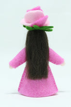 Rose Fairy Doll – 2.5", 3" & 3.5" Handmade Felt Waldorf Decorations by Ambrosius