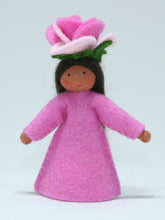 Handmade Rose Fairy Doll by Ambrosius – Eco-Friendly Wool Felt Waldorf Toy from Eco Flower Fairies LLC