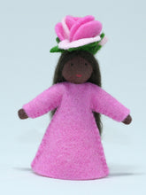 Handmade Rose Fairy Doll by Ambrosius – Eco-Friendly Wool Felt Waldorf Toy from Eco Flower Fairies LLC
