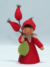 Handmade Rose Hips Fairy Doll by Ambrosius – Eco-Friendly Wool Felt Waldorf Toy from Eco Flower Fairies LLC