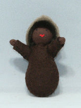 Handmade Seed Baby Doll by Ambrosius – Eco-Friendly Wool Felt Waldorf Toy from Eco Flower Fairies LLC