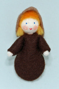 Handmade Seed Baby Doll by Ambrosius – Eco-Friendly Wool Felt Waldorf Toy from Eco Flower Fairies LLC