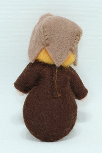 Seed Baby Doll – 1.5" & 2" Handmade Felt Waldorf Decoration by Ambrosius