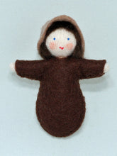 Handmade Seed Baby Doll by Ambrosius – Eco-Friendly Wool Felt Waldorf Toy from Eco Flower Fairies LLC