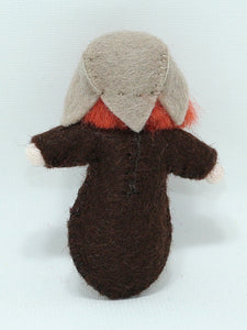 Seed Baby Doll – 1.5" & 2" Handmade Felt Waldorf Decoration by Ambrosius